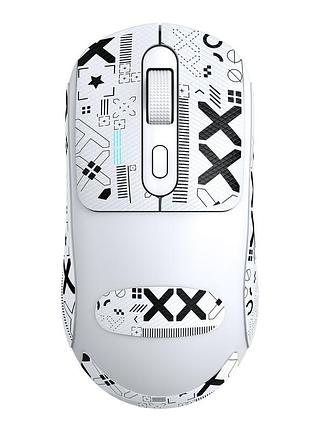 Комп'ютерна миша t-wolf x8 print бездротова, безшумна 2,4g + bluetooth white