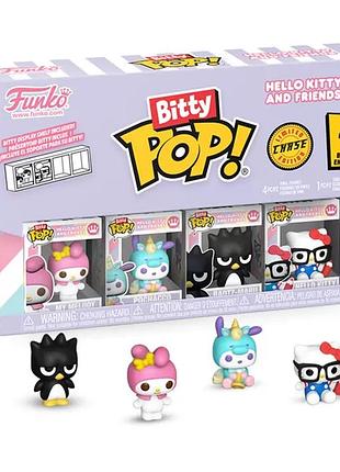 Набор фигурок bitty pop хеллоу китти пак hello kitty 4 pack 3 см fbp hk 03