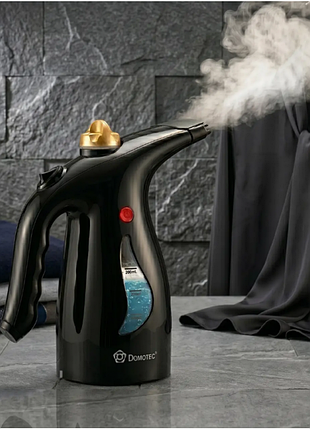 Ручний відпарювач для одягу domotec ms-r-1313b 2000w паровий стикер для вертикального відпарювання речей