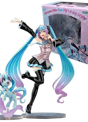 Фигурка мой маленький пони хацунэ мику и пони my little pony hatsune miku and pony. 22 см ch mlp hmp 22