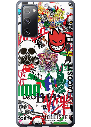 Чохол на samsung galaxy s20 fe g780f many different logos "4022u-2075-851"