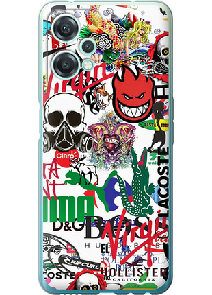 Чохол на oneplus nord ce 2 lite many different logos "4022u-2684-851"