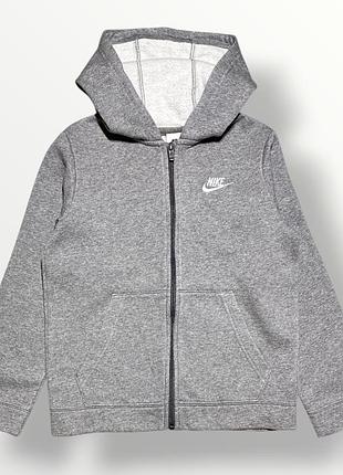 Оригінальне тепле зіп худі nike кофта тепла толстовка