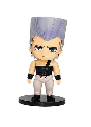 Фигурка чиби невероятные приключения джоджо жан-пьер польнарефф jojo's bizarre adventure jean pierre polnareff 10 см
