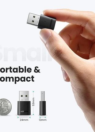Адаптер ugreen cm390 usb bluetooth 5.0 adapter (ugr-80889) 5