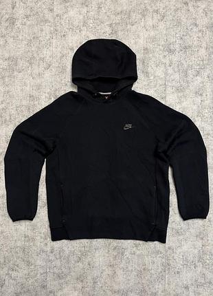 Худи, толстовка nike tech fleece pullover hoodie (оригинал)