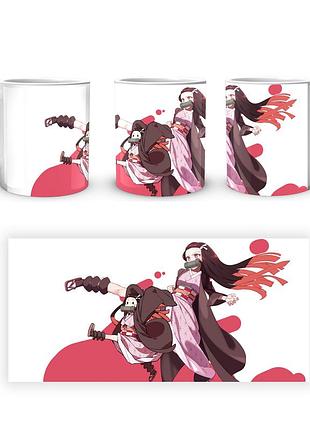 Кружка geekland kimetsu no yaiba клинок, рассекающий демонов незуко ky 002.19