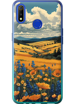 Чохол на realme 3 українське поле "6082u-1869-851"