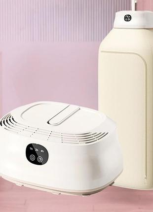 Портативна електросушарка для одягу з чохлом portable drying machine sh-005 / підвісна сушарка для білизни з таймером