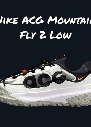 Nike acg mountain fly 2 low white black orange 5