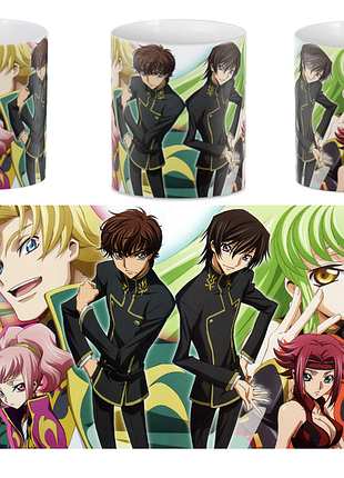 Кружка geekland код гиас code geass лелуш ламперуж с другими героями