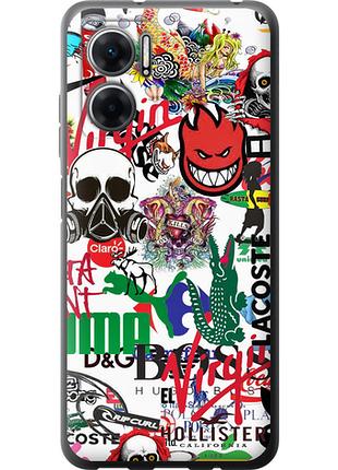 Чохол на xiaomi redmi 11 prime 5g many different logos "4022u-2872-851"