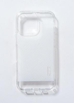 Чохол spigen aaa matt clear for apple iphone 14 pro max transparent 4