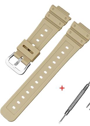 Ремешок для casio g-shock ga-2100 beige si