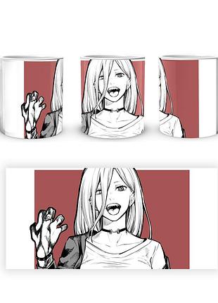 Кружка geekland chainsaw man людина бензопила павер cm 02.18
