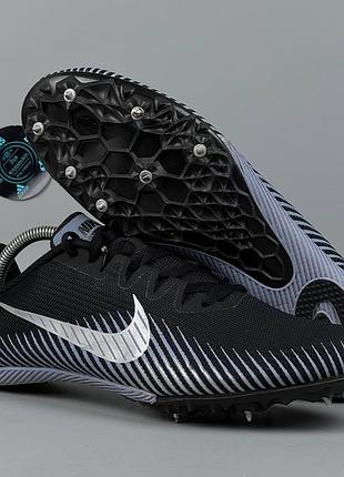 Nike zoom rival m 9 шипівки шиповки кросівки спортивне взуття спортивные кроссовки для залу тренувань бігові беговая обувь легкая атлетика найк найкі