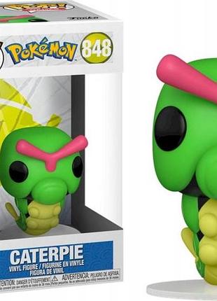 Фигурка funko pop фанко поп катерпи покемоны pokemon caterpie 10 см fp p c 848