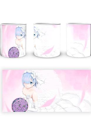Кружка geekland re:zero. жизнь с нуля в альтернативном мире рэм rz 02.003