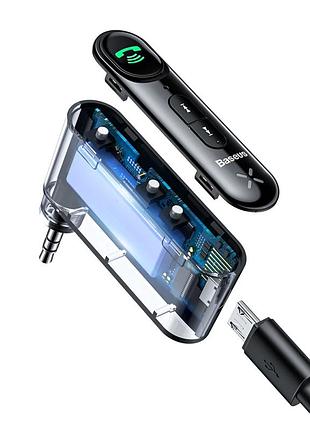 Bluetooth-ресивер baseus bsba-02 aux wireless audio receiver black 6