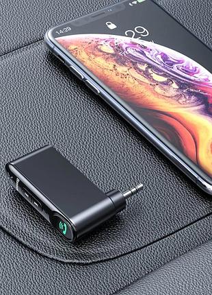 Bluetooth-ресивер baseus bsba-02 aux wireless audio receiver black 7