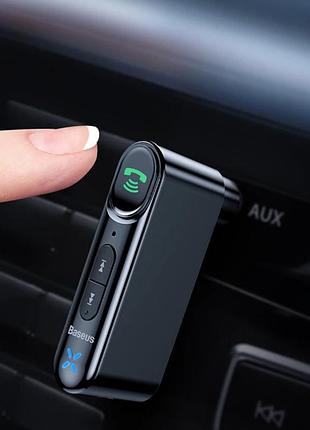 Bluetooth-ресивер baseus bsba-02 aux wireless audio receiver black 9