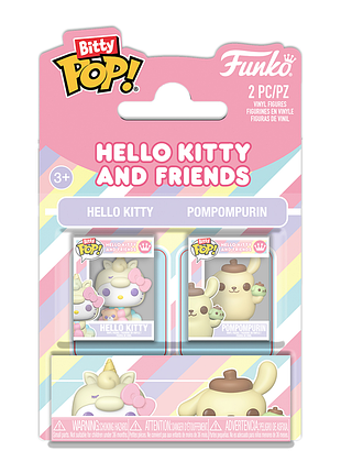 Фигурка bitty pop хеллоу китти и помпомпурин hello kitty pompompurin 3 см bp hk pp