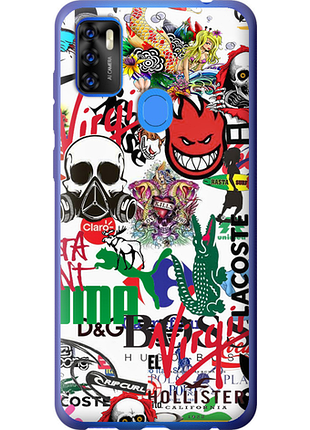 Чохол на zte blade a7s 2020 many different logos "4022u-2454-851"