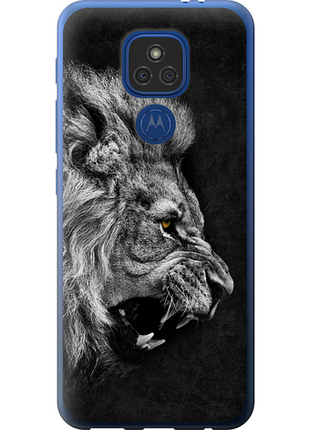 Чохол на motorola e7 plus лев "1080u-2107-851"