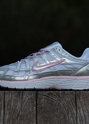 Кросівки nike p-6000 silver pink white