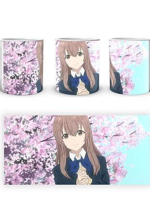 Кружка geekland silent voice форма голосу нішимія sv 02.12