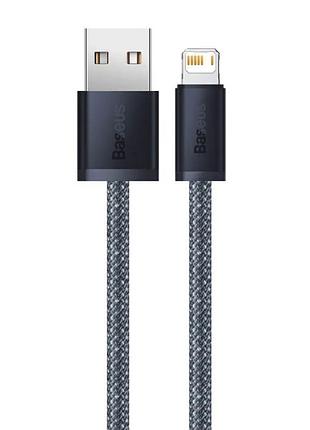 Кабель baseus dynamic series fast charging data cable usb to ip 2.4a 1m slate gray 4