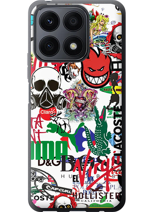 Чохол на huawei honor x8a many different logos "4022u-2963-851"
