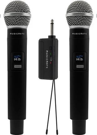 Набор беспроводных петличных микрофонов musicmate mm-130 echostream – *луна-поток*