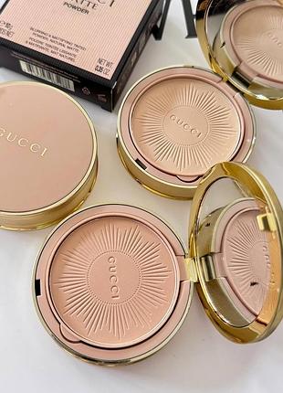 Матирующая пудра gucci poudre de beauté mat naturel (оригинал)