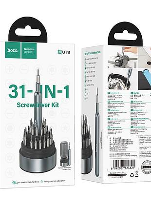 Набор отверток hoco ut11 31-in-1 screwdriver sett deep space gray 2