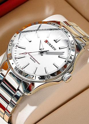 Curren 8452 silver-white 2