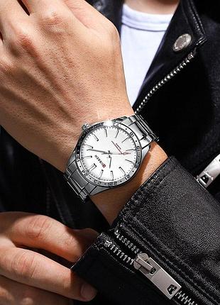 Curren 8452 silver-white 3