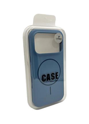 Чохол для смартфона cosmic silicone case magnetic for apple iphone 17 pro max 24,azure 2
