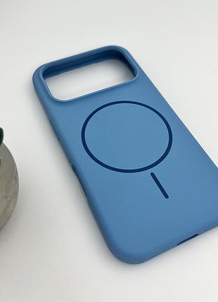 Чохол для смартфона cosmic silicone case magnetic for apple iphone 17 pro max 24,azure 4