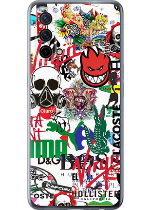 Чохол на oneplus nord ce 5g/core edition 5g many different logos "4022u-3484-851"