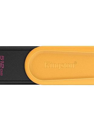Флеш-накопитель kingston usb 3.2 dt exodia s 512gb black/yellow