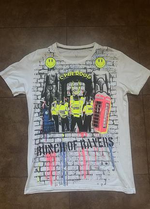 Рідкісна вінтажна футболка cyberdog london rave clubwear