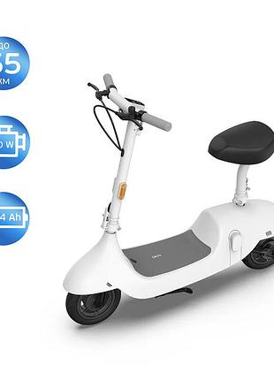 Електросамокат з сидінням okai ceetle pro ea10c white 10', 350(900)w, 25km/h, 10.4ah, 55km, 20%, nfc, app.29kg