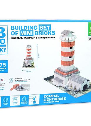 Будівельний набір з міні-цеглинок blocky береговий маяк 31009, 475 цеглинок