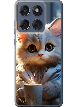 Чохол на motorola edge 60 fusion 5g білий кіт "5646u-4021-851"