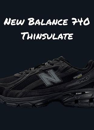 Balance 740 thinsulate dark grey black 5