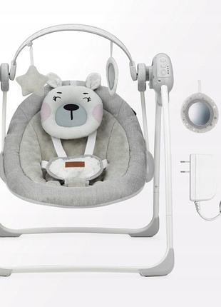 Кресло-качалка momi liss bear pink