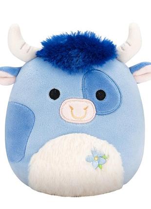 Детская мягкая игрушка бык бермайе squishmallows sqer01213, 19 см