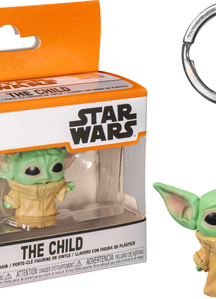 Фігурка брелок funko pop зоряні війни: мандалорець малюк йода star wars the child 4 см fp sw g 132
