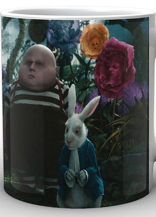 Кружка geekland белая алиса в стране чудес alice in wonderland траляля и труляля aw.02.006